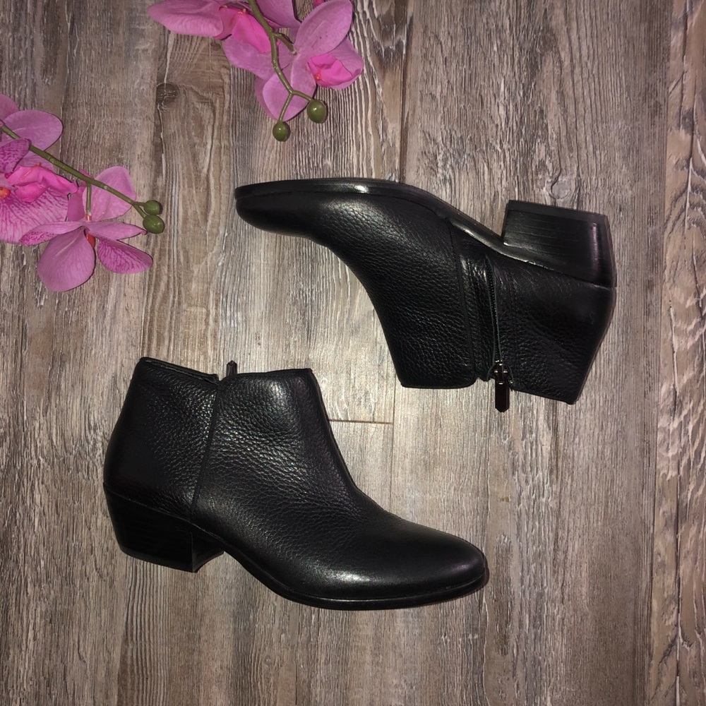 Sam Edelman leather booties. Size 6